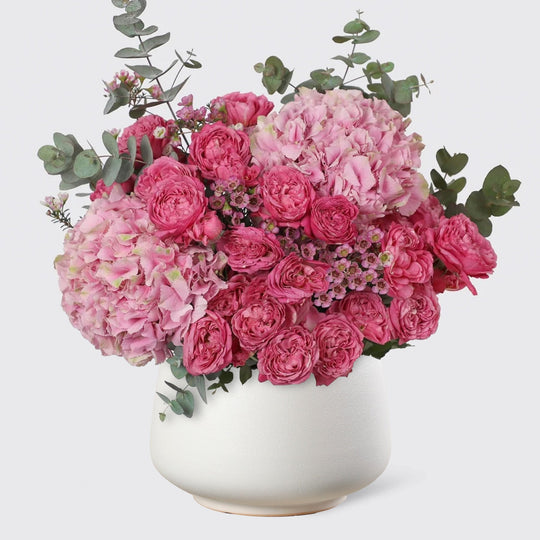Celine Ceramic in Vase - BLACK AND BLANC