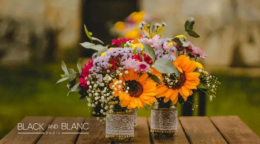 Summer Flower Arrangement Ideas: Bring the Sunshine Indoors - BLACK AND BLANC 