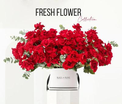 Fresh Flowers - BLACK AND BLANC 