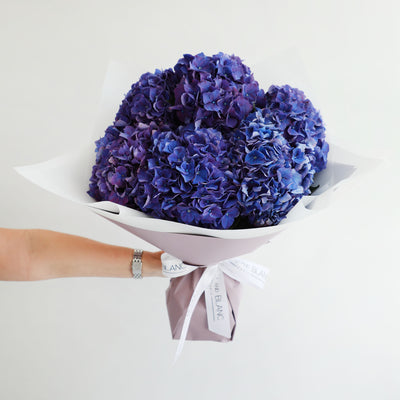 Demoiselle Emile Bouqs (Purple Hydrangea) - Fresh Flowers