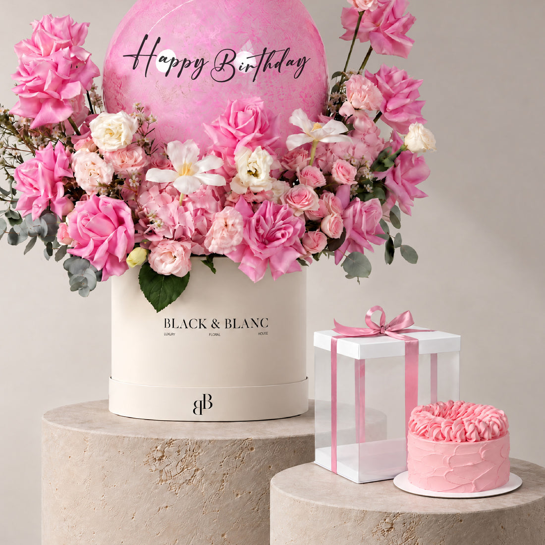 Pink Paradise Birthday Bundle - BLACK AND BLANC