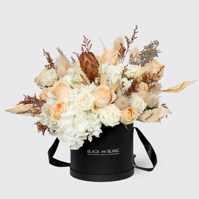 Pantheon BouqBox - Fresh Flowers - BLACK AND BLANC