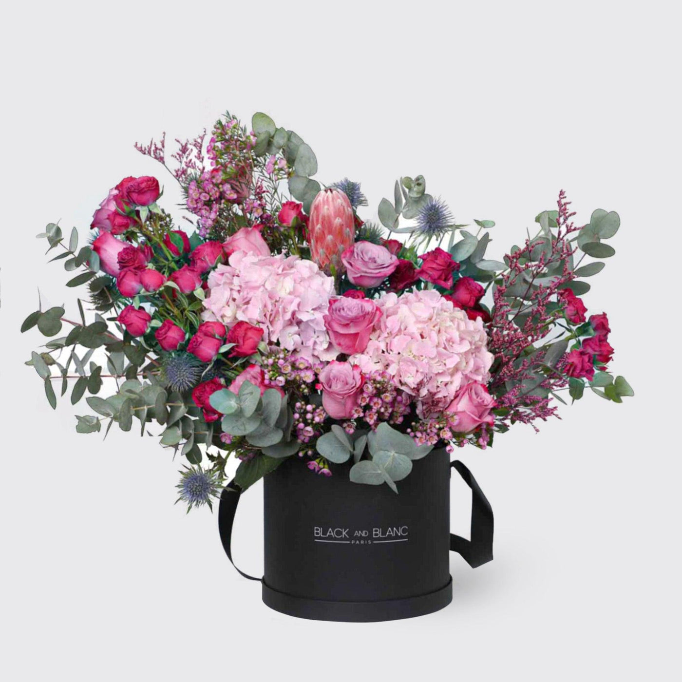 Pretty in Pink BouqBox - Fresh Flowers - BLACK AND BLANC