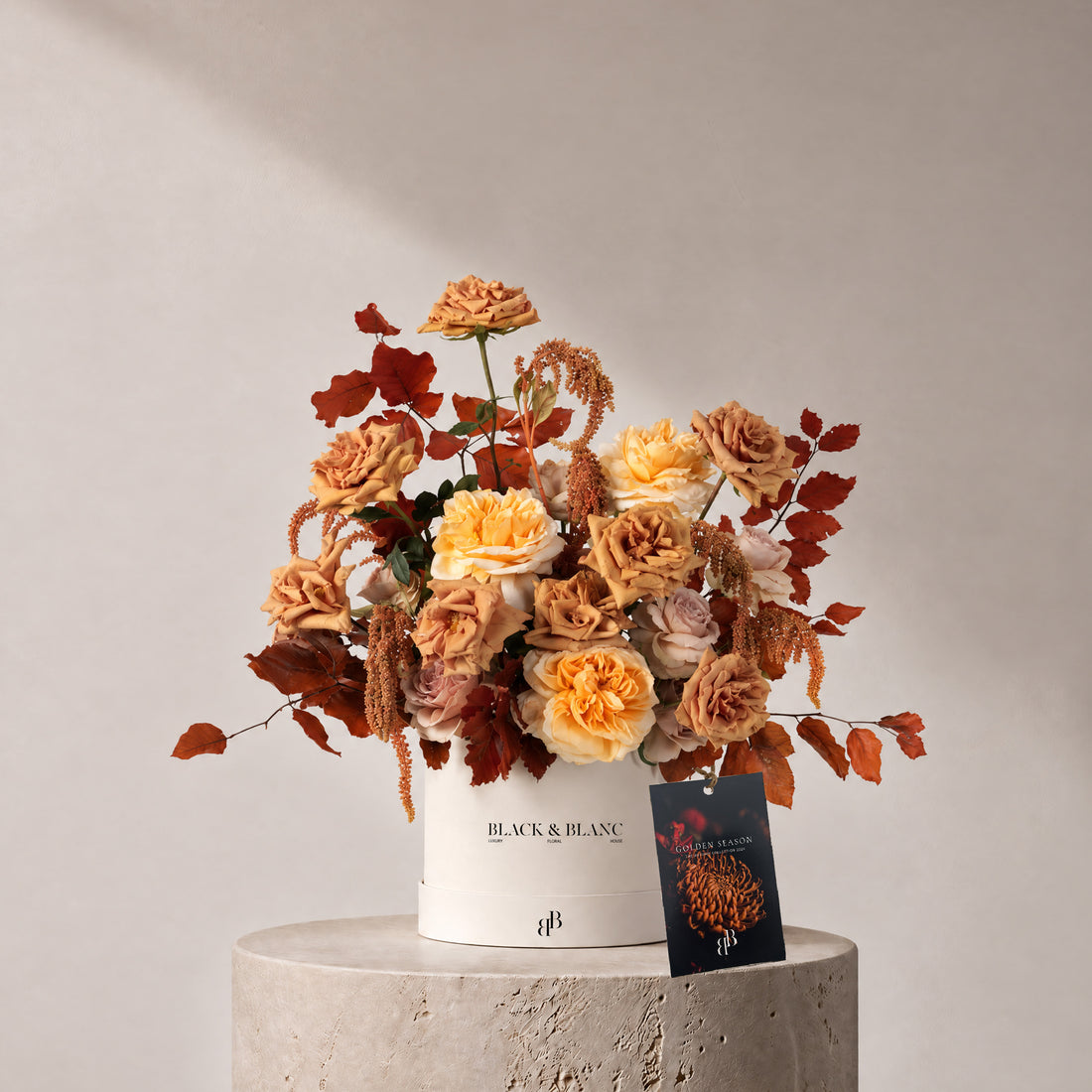 Autumn - Copper in Box - BLACK AND BLANC
