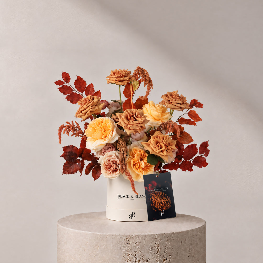 Autumn - Copper in Box - BLACK AND BLANC