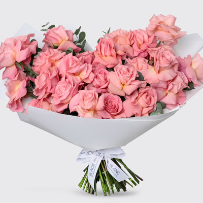 Roseate Bliss Bouq - Fresh Flowers
