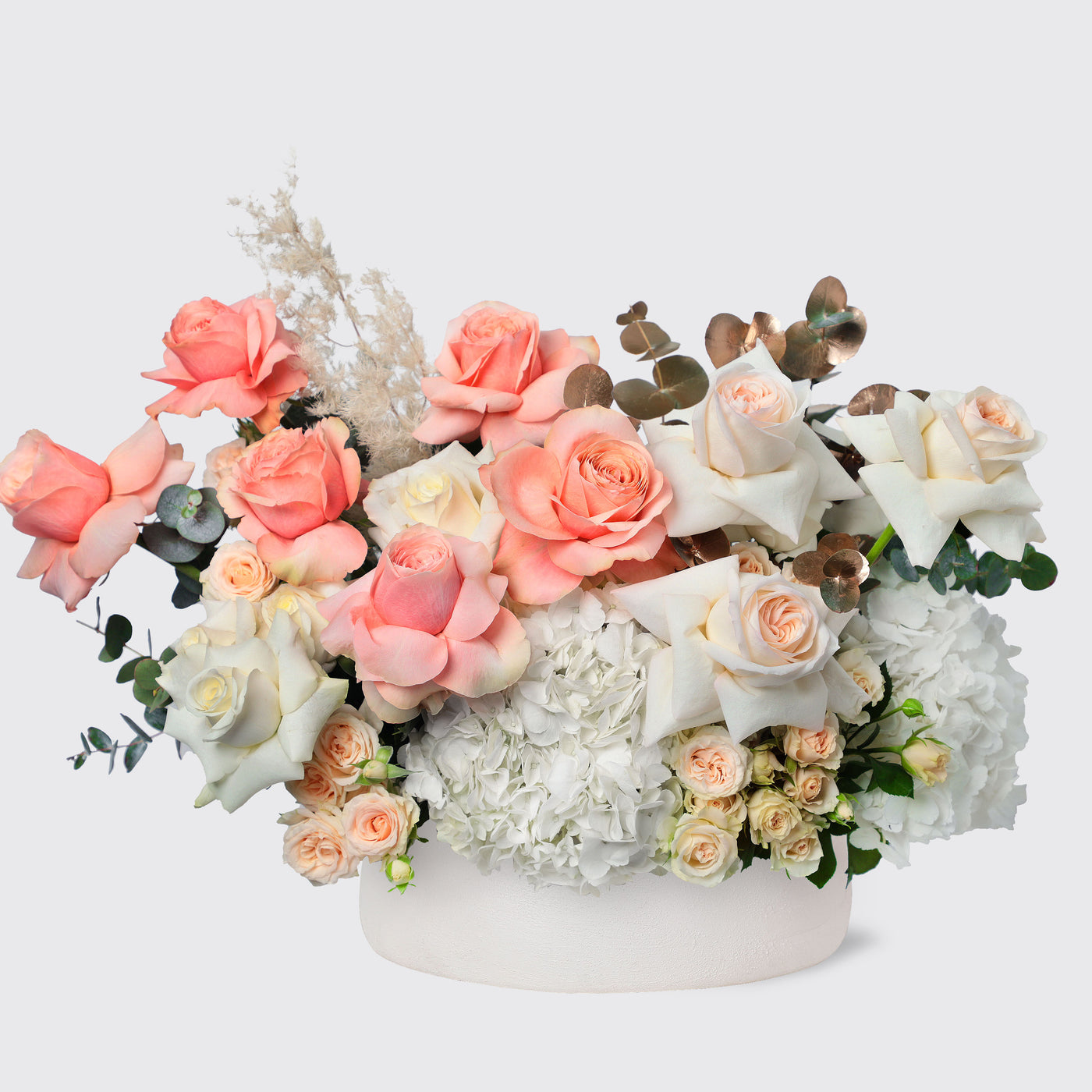 Peach Sorbet Vase - Fresh Flowers