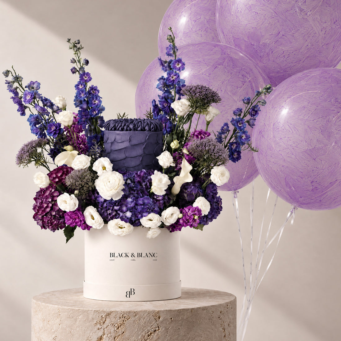 Antibes Birthday Set - BLACK AND BLANC