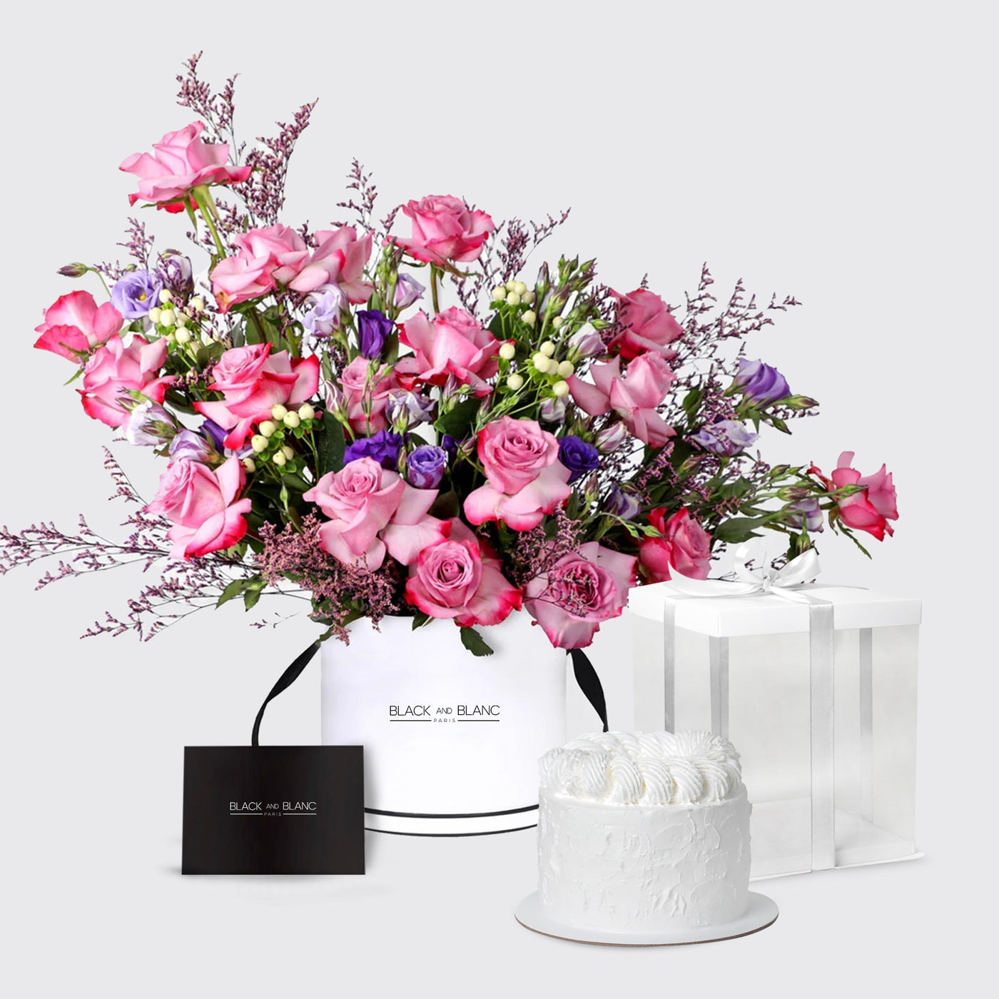 Amethyst with Cake - White
