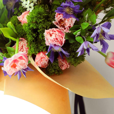 Apricot Glow Bouquet - BLACK AND BLANC