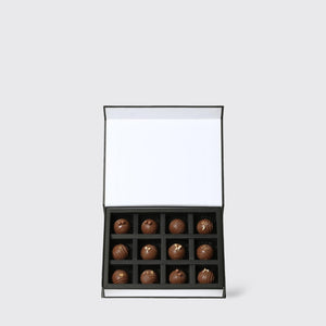 Assorted Chocolate Truffles 12Pcs - BLACK AND BLANC