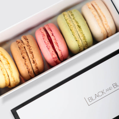 Assorted Macarons - BLACK AND BLANC