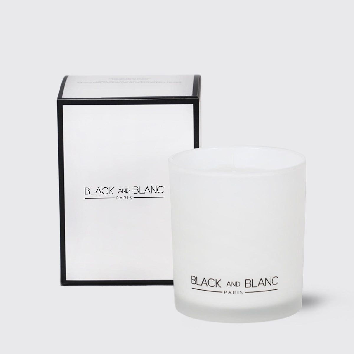 BLACK AND BLANC (Candle & Blanket) - BLACK AND BLANC