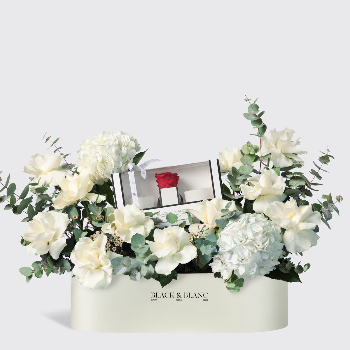 BLACK AND BLANC (Candle & Infinity Rose)