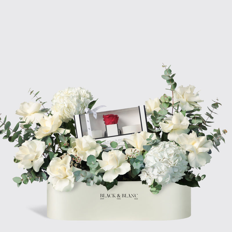 أسود وأبيض (شمعة ووردة لا نهائية)