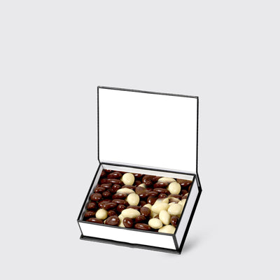 BLACK AND BLANC Chocolate Almonds and Candle - Hamper