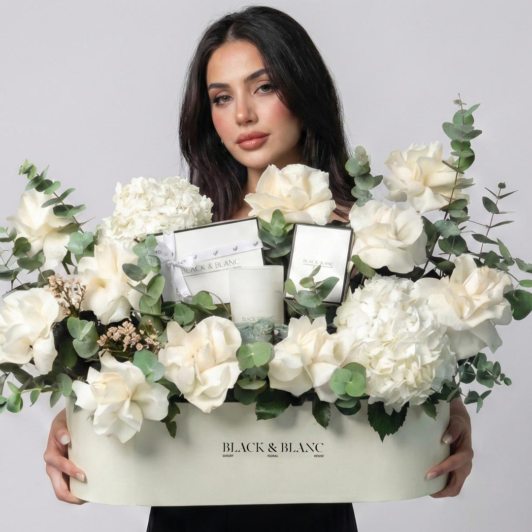 BLACK AND BLANC (Шоколадные трюфели и свеча)