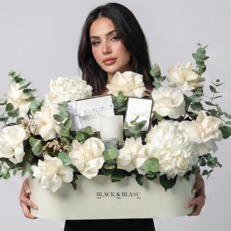 BLACK AND BLANC (Шоколадные трюфели и свеча)