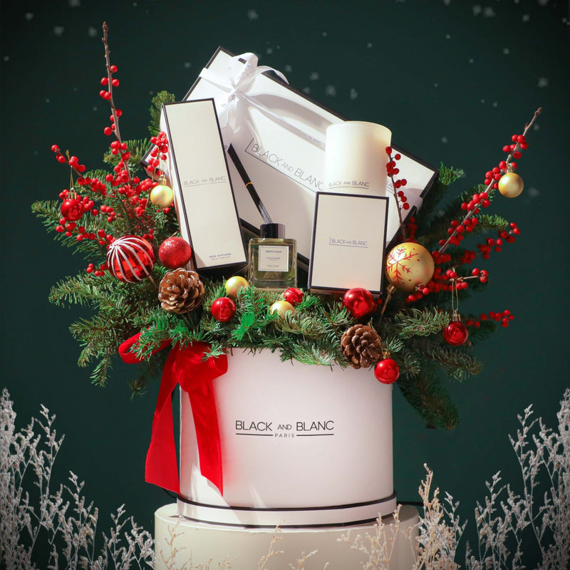 BLACK AND BLANC - Sweets (Truffles) and Scents Christmas Hamper - BLACK AND BLANC