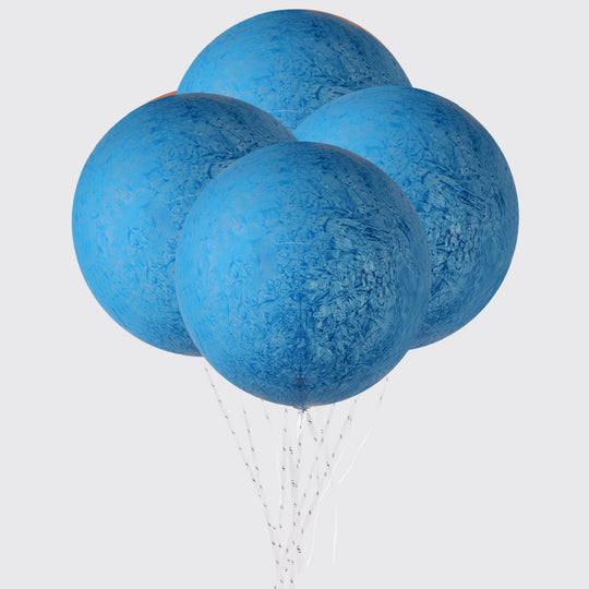 Blue Balloons (4Pcs) - BLACK AND BLANC