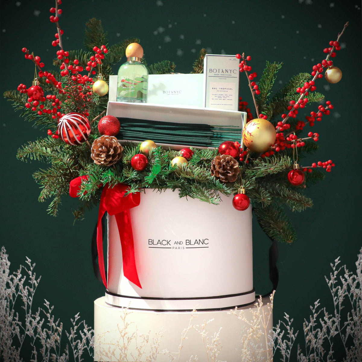 Botanyc - Incense Stick & Perfume Christmas Hamper - BLACK AND BLANC