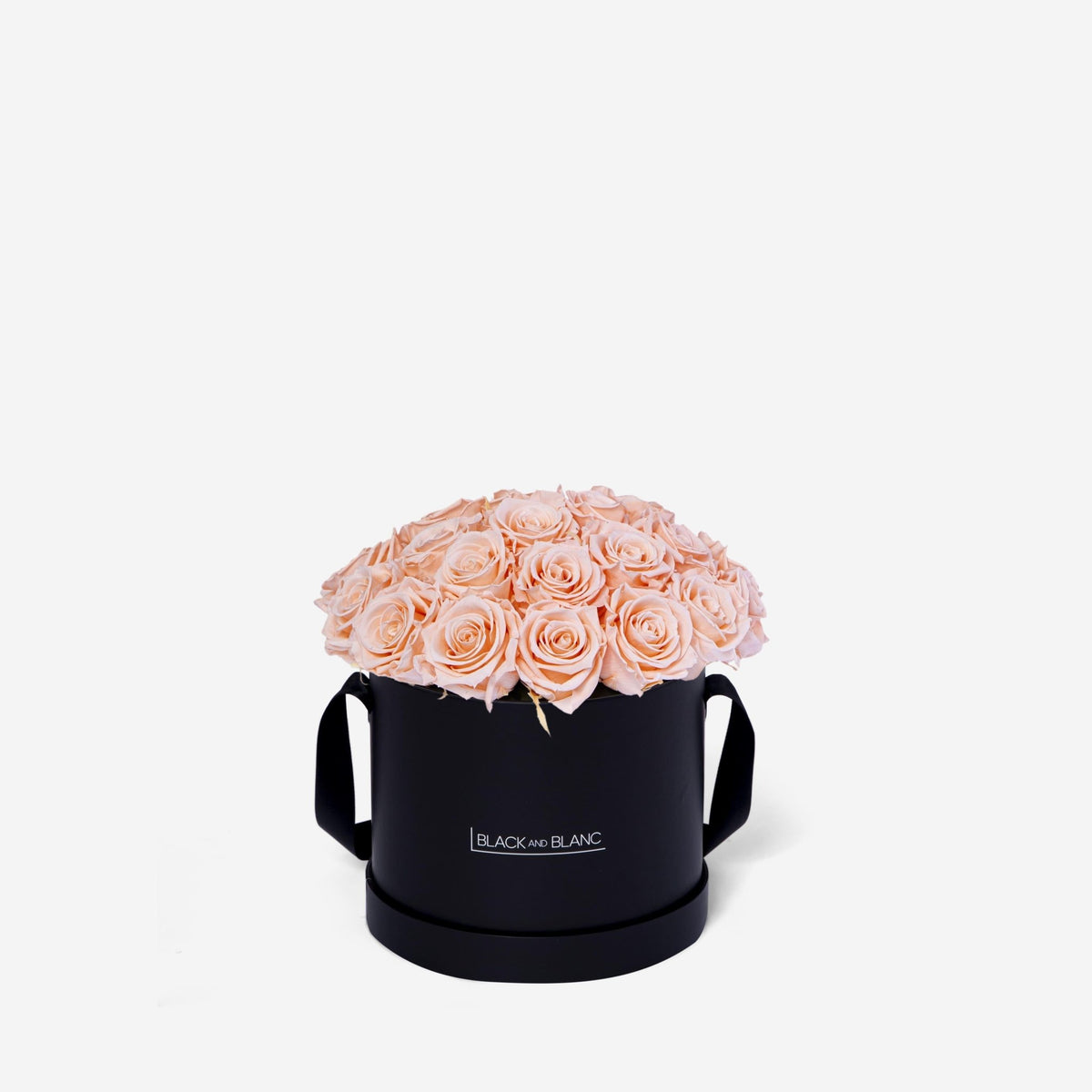 BouqBox - Infinity Roses - BLACK AND BLANC
