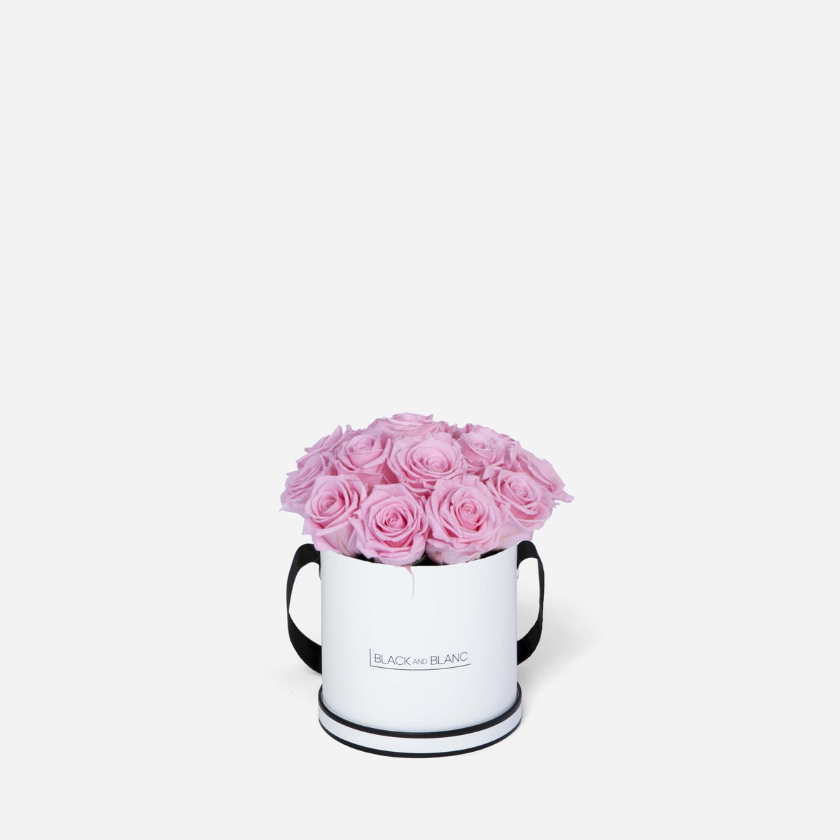 BouqBox - Infinity Roses - BLACK AND BLANC
