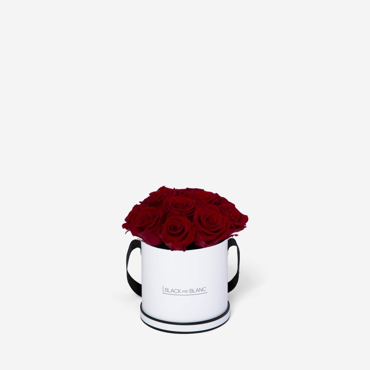 BouqBox - Infinity Roses - BLACK AND BLANC
