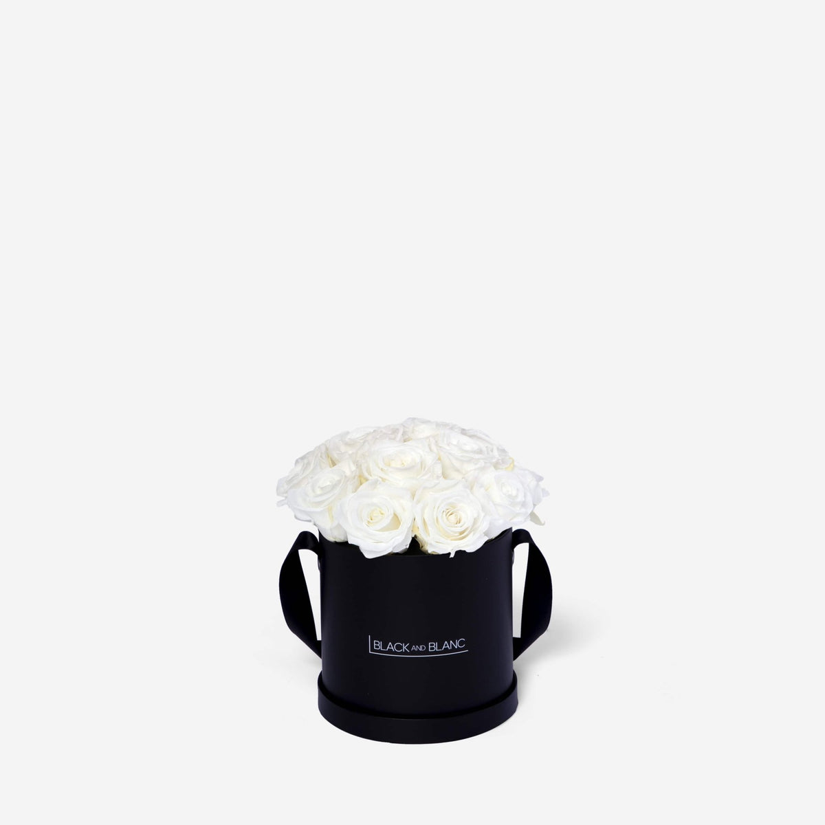 BouqBox - Infinity Roses - BLACK AND BLANC