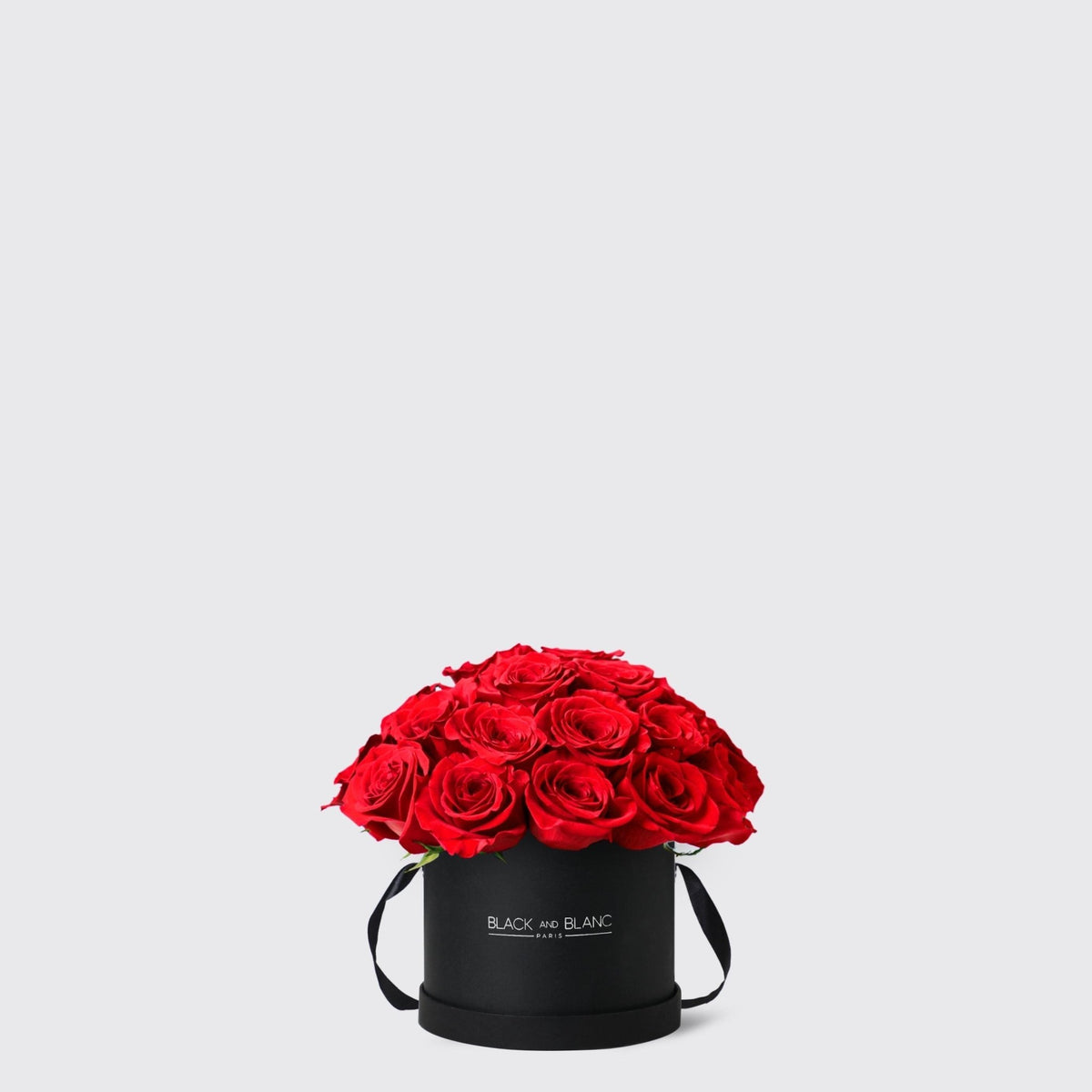 Bouqbox Roses in Box - BLACK AND BLANC