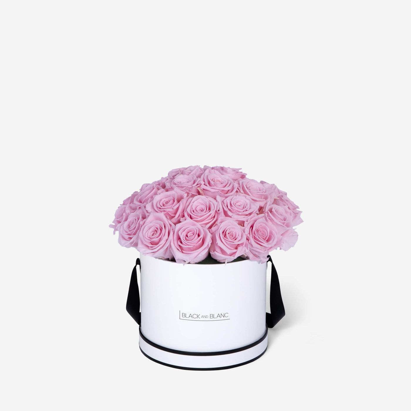 Bridal Pink BouqBox - Infinity Roses - BLACK AND BLANC