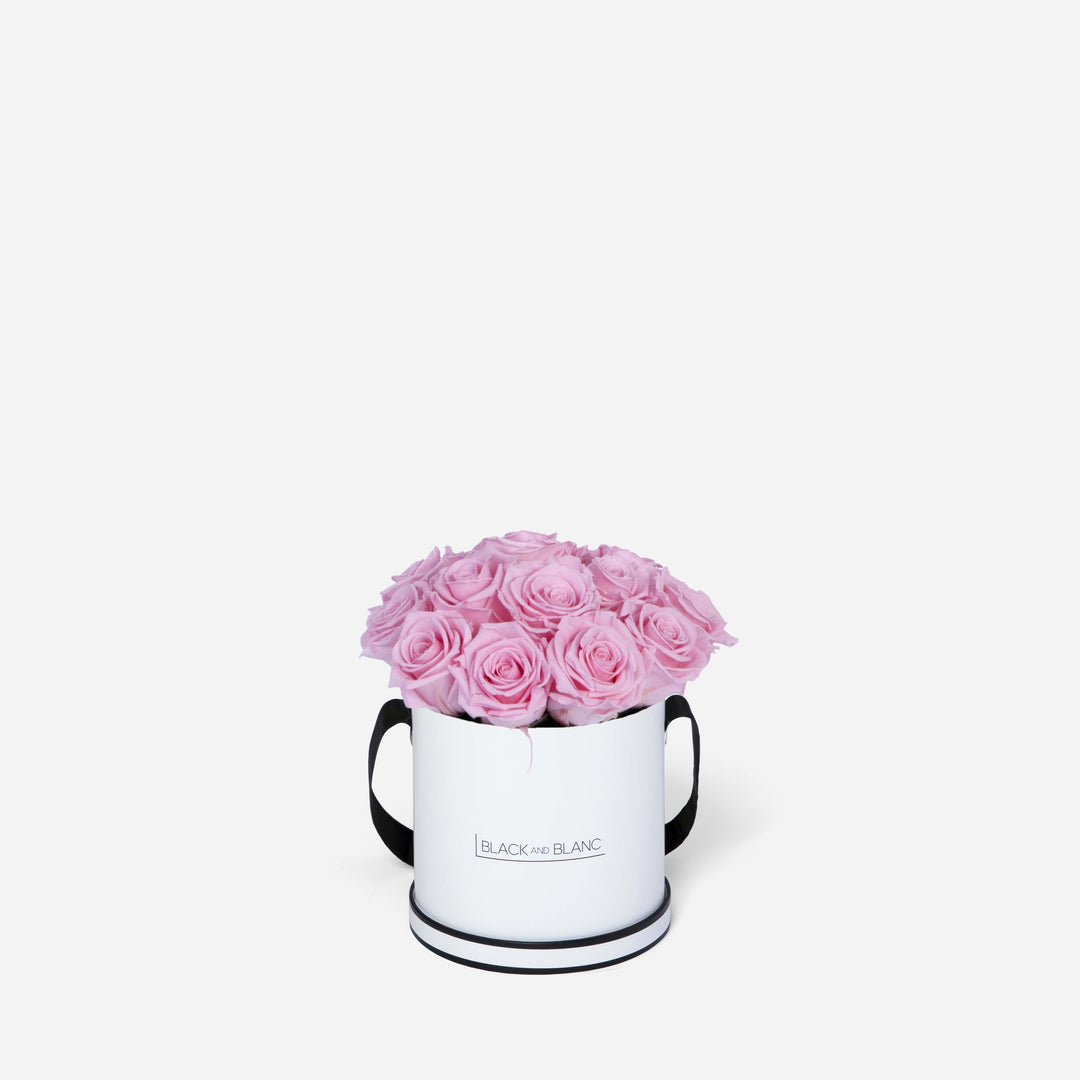 Bridal Pink BouqBox - Infinity Roses - BLACK AND BLANC