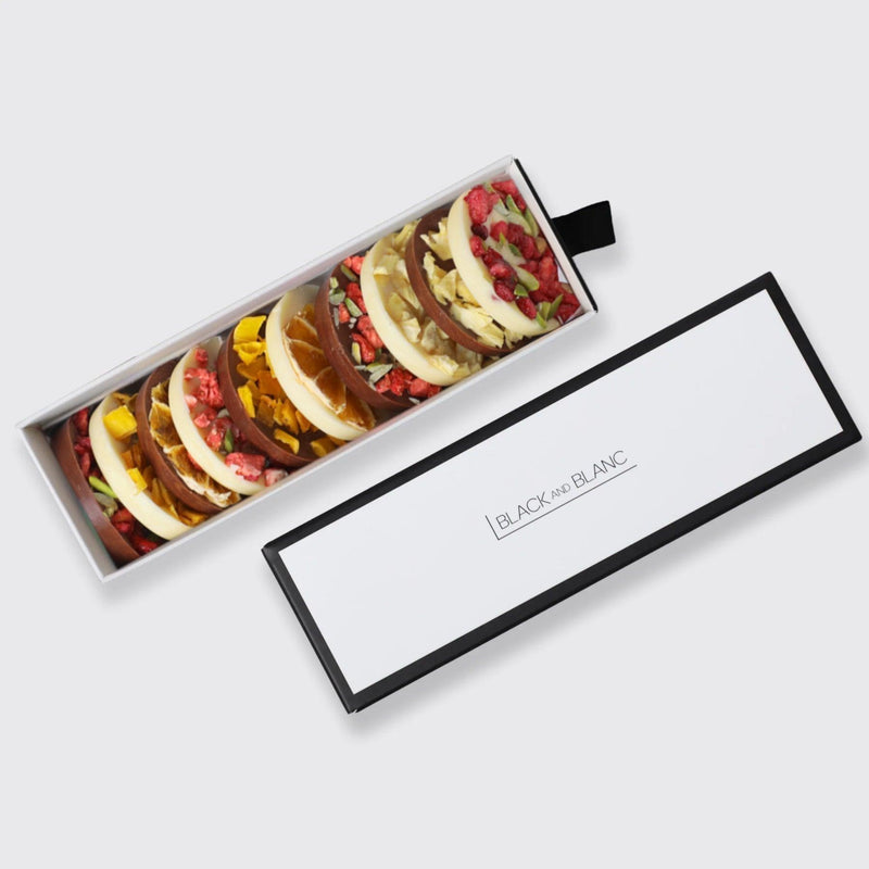 Chocolate Mendiant 10Pcs - BLACK AND BLANC