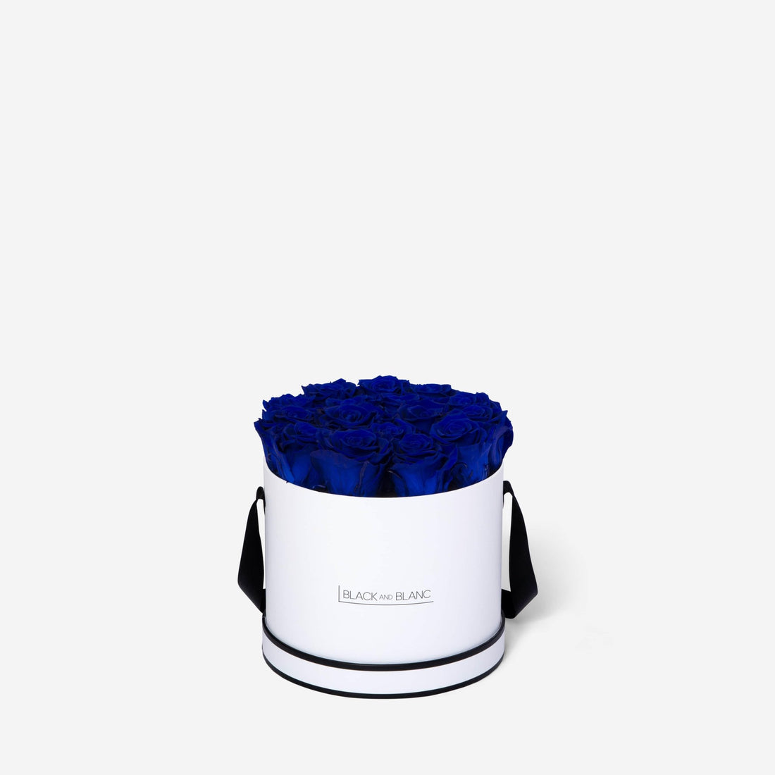 Classic Round - Infinity Roses - BLACK AND BLANC