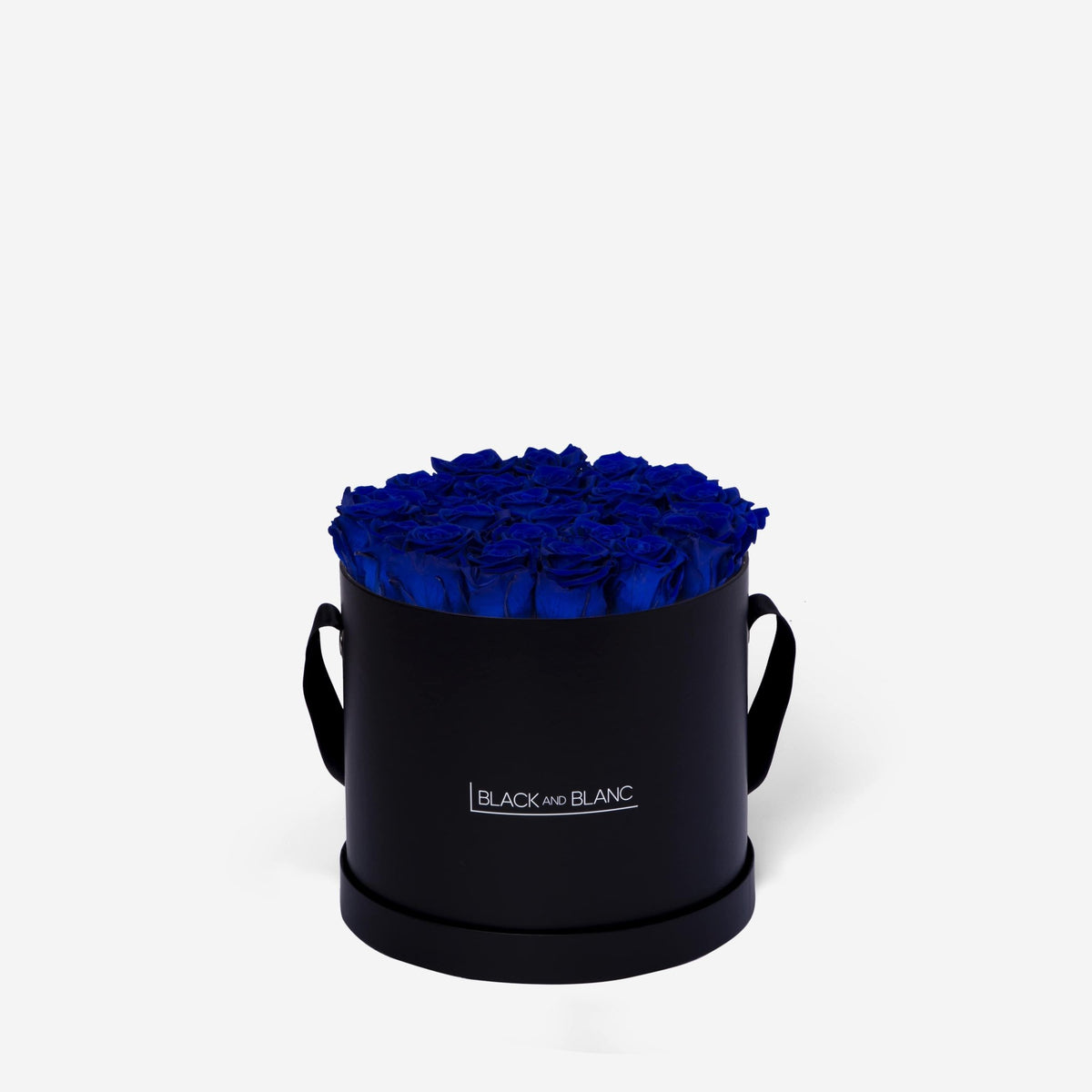 Classic Round - Infinity Roses - BLACK AND BLANC