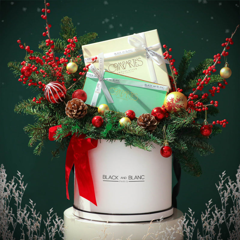 Compartes - Chocolate Christmas Hamper - BLACK AND BLANC