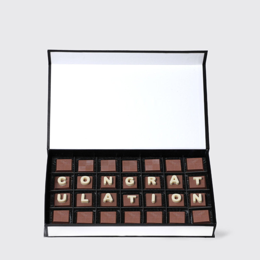 Congratulation Chocolate Truffles - BLACK AND BLANC