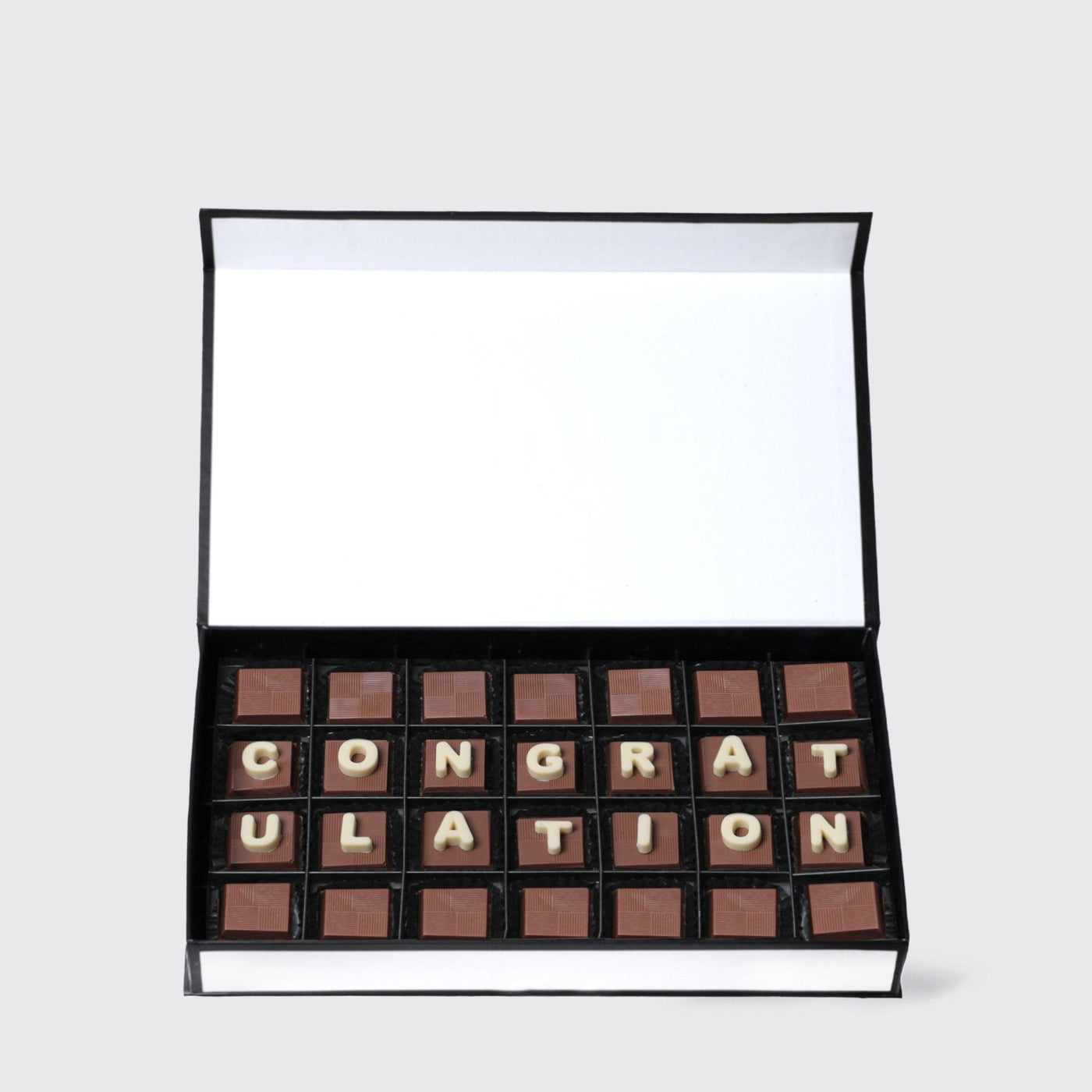 Congratulation Chocolate Truffles - BLACK AND BLANC