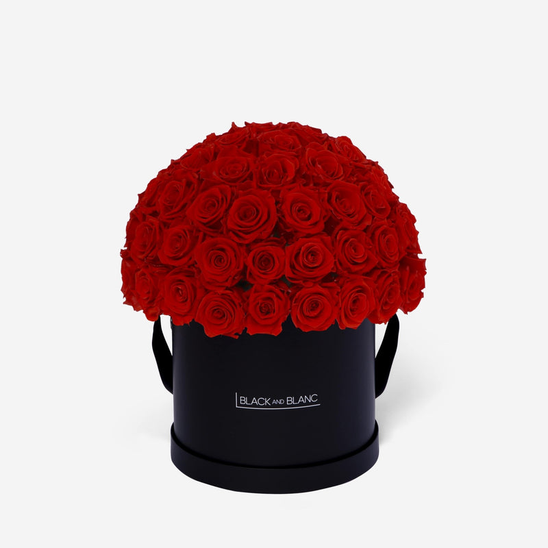 Dôme Classic - Infinity Roses - BLACK AND BLANC