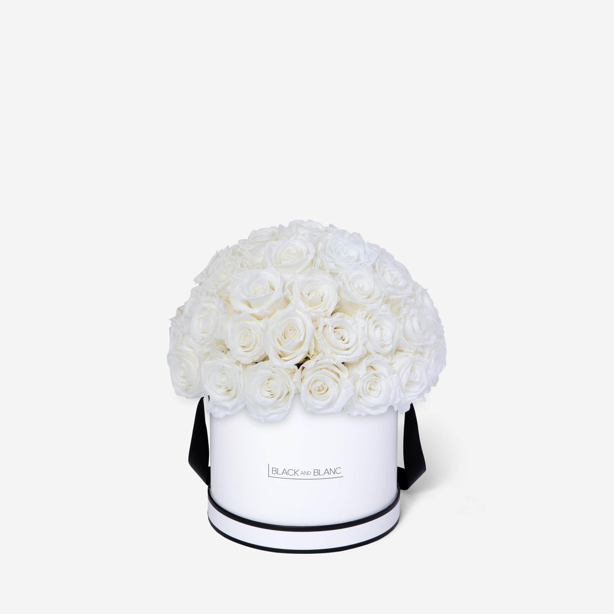 Dôme Classic - Infinity Roses - BLACK AND BLANC
