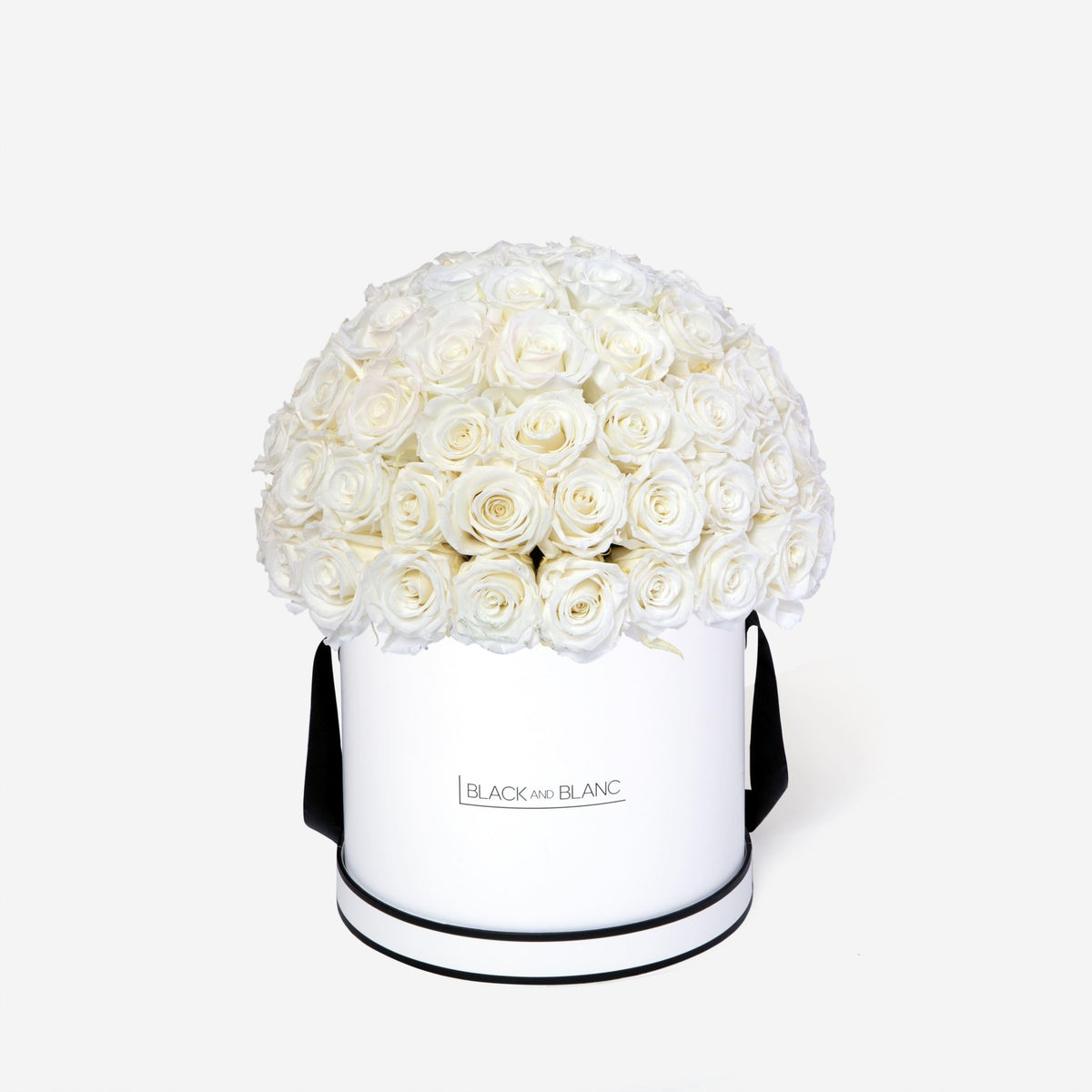 Dôme Classic - Infinity Roses - BLACK AND BLANC