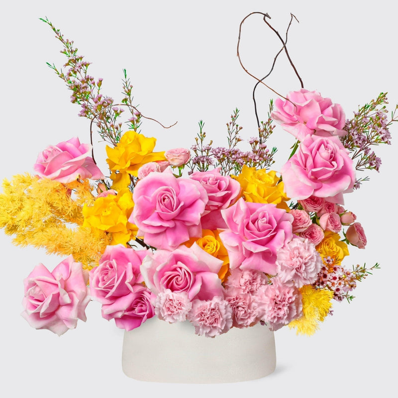 Élégante Harmony in Vase - BLACK AND BLANC