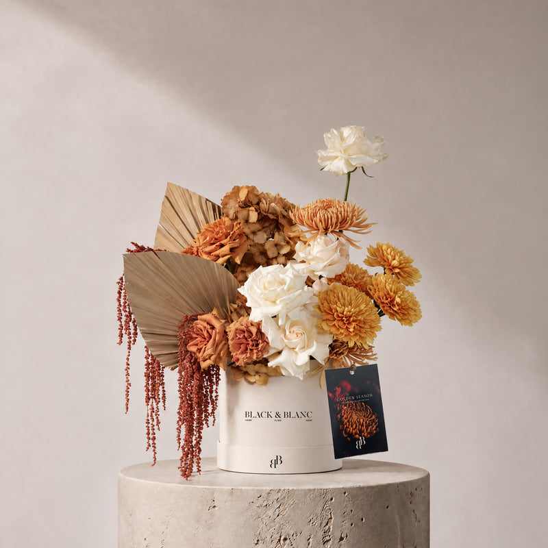 Autumn - Gather in Box - BLACK AND BLANC