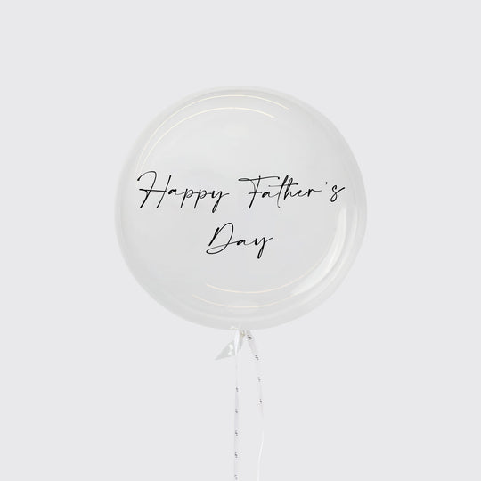 Father's Day Balloon - BLACK AND BLANC