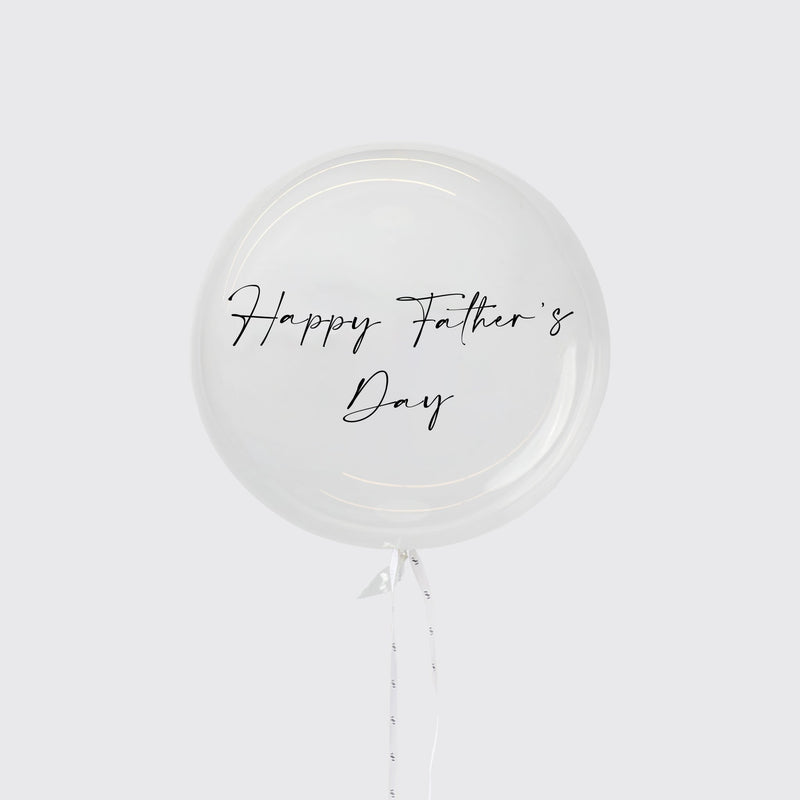 Father's Day Balloon - BLACK AND BLANC