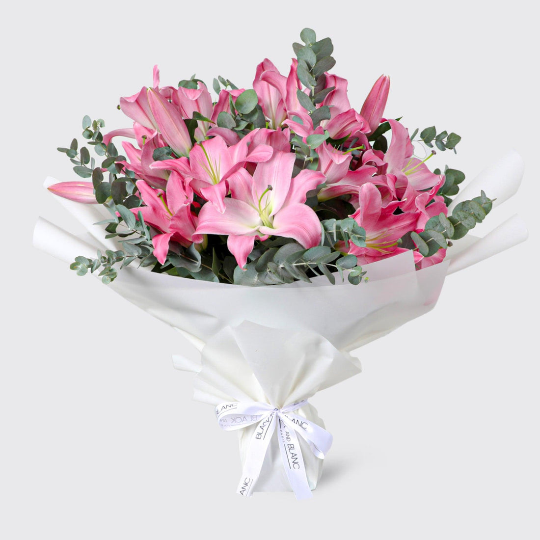 Fresh Lily Pink Bouquet - BLACK AND BLANC