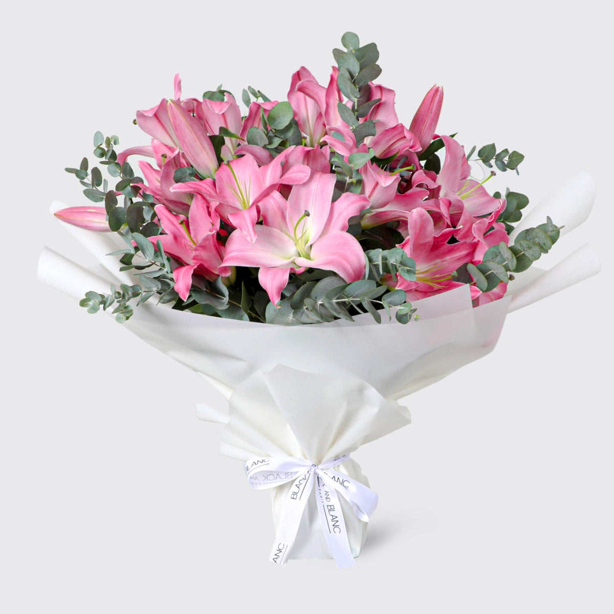Fresh Lily Pink Bouquet - BLACK AND BLANC