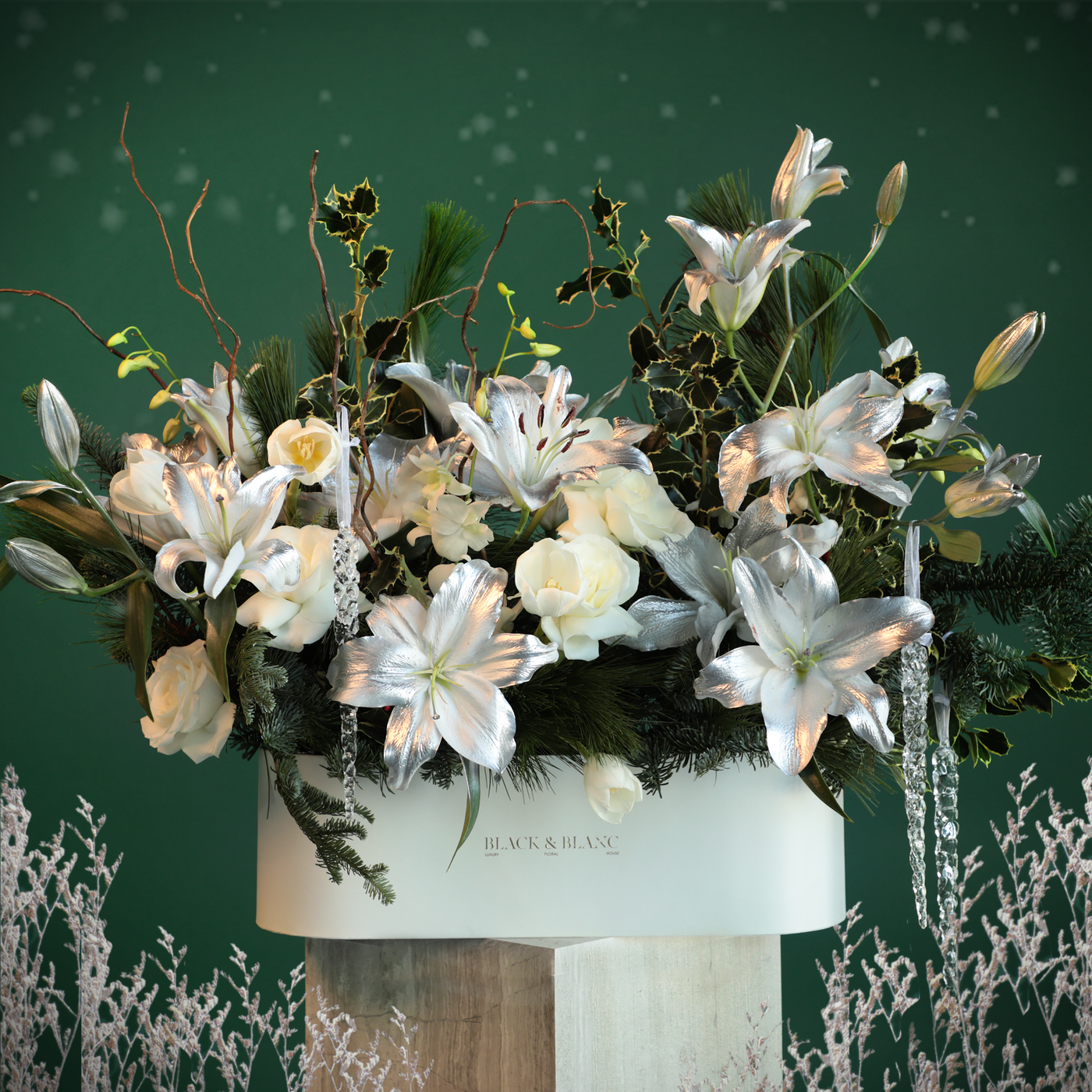 Frozen Lily in Half Meter Box - Fresh Flowers
