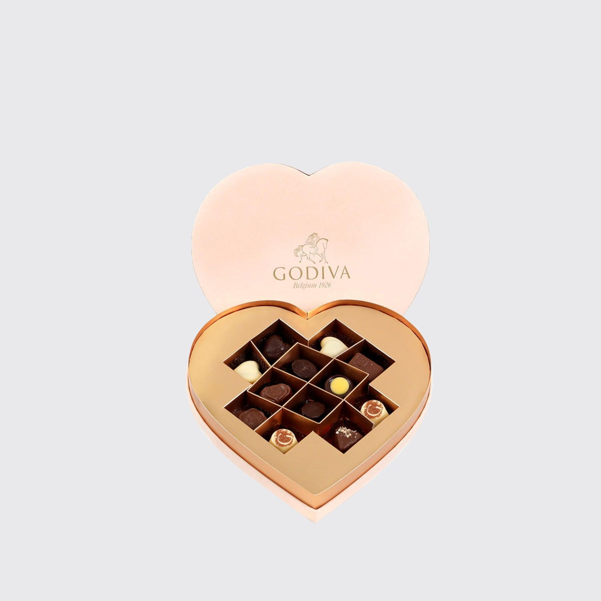 GODIVA Hampers - (Coeur Gift Chocolate Box) - BLACK AND BLANC