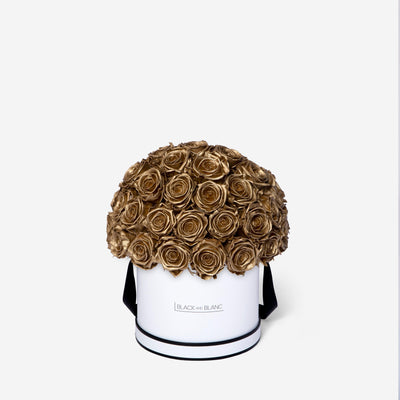 Gold Dôme Classic - Infinity Roses - BLACK AND BLANC